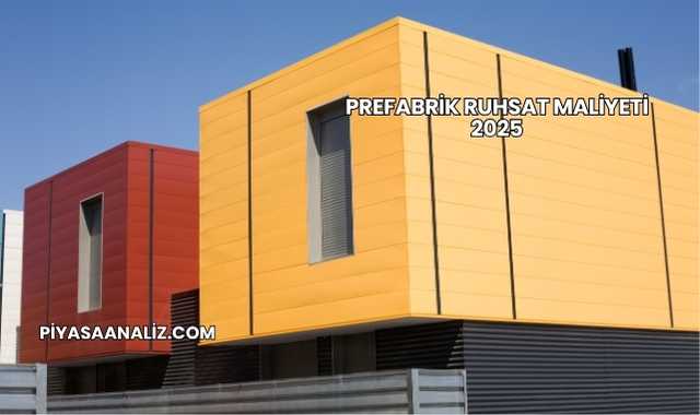Prefabrik Ruhsat Maliyeti 2025