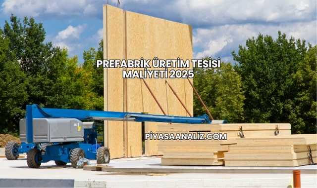 Prefabrik Üretim Tesisi Maliyeti 2025