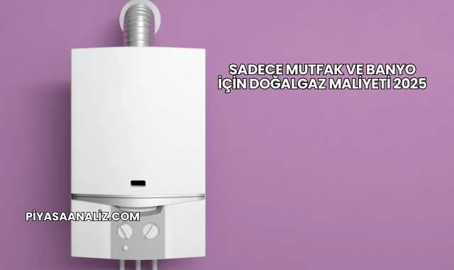 Sadece Mutfak ve Banyo İçin Doğalgaz Maliyeti 2025