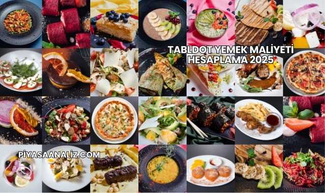 Tabldot Yemek Maliyeti Hesaplama 2025