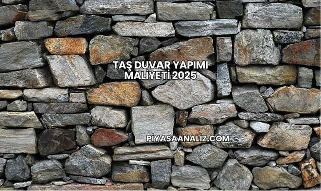 Taş Duvar Yapımı Maliyeti 2025