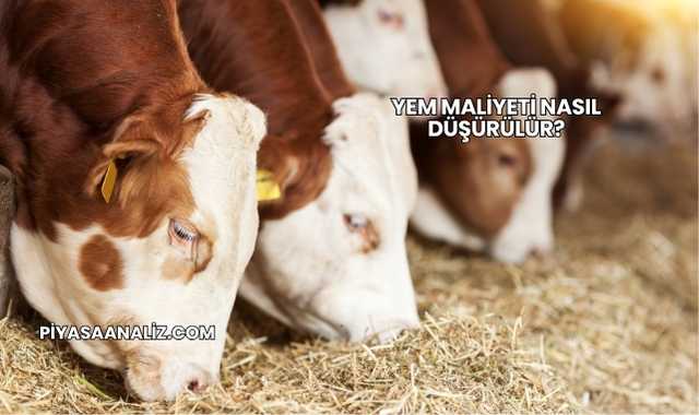 Yem Maliyeti Nasıl Düşürülür?