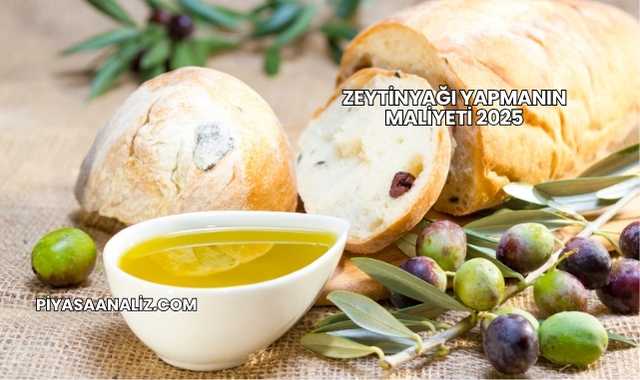 Zeytinyağı Yapmanın Maliyeti 2025