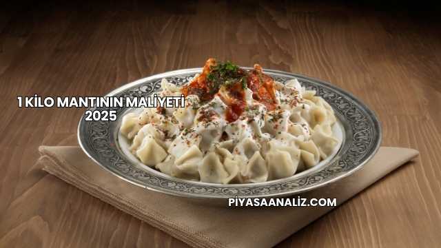 1 Kilo Mantının Maliyeti 2025