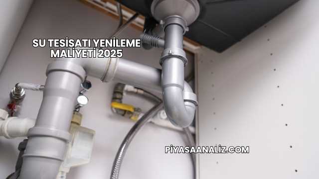 Su Tesisatı Yenileme Maliyeti 2025