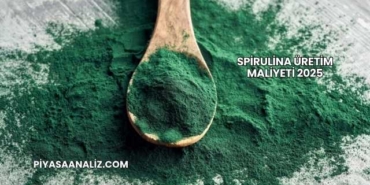 Spirulina Üretim Maliyeti 2025