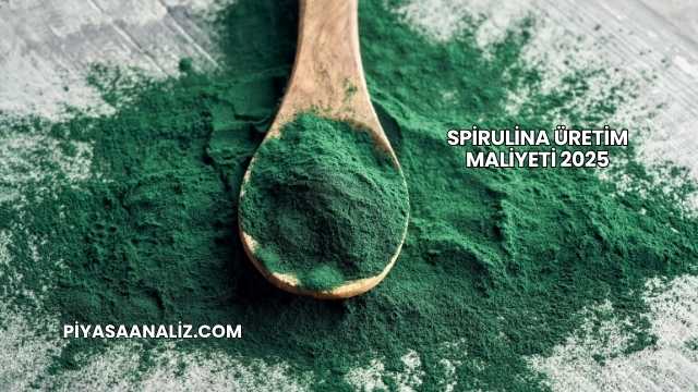 Spirulina Üretim Maliyeti 2025